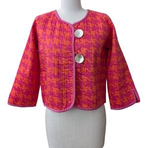 patty kim quilted cotton jacket